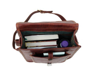 Load image into Gallery viewer, ZEPHYR, LEATHER SHOULDER BAG, MEDIUM (11")

