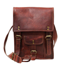 Load image into Gallery viewer, APOLLO, TALL LEATHER SATCHEL, A4 (13")

