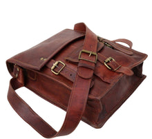Load image into Gallery viewer, APOLLO, TALL LEATHER SATCHEL, A4 (13")
