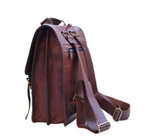 Load image into Gallery viewer, ATLAS, LEATHER BACKPACK, A4 (13")

