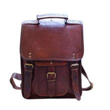 Load image into Gallery viewer, ATLAS, LEATHER BACKPACK, A4 (13")
