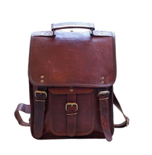 Load image into Gallery viewer, ATLAS, LEATHER BACKPACK, A4 (13")
