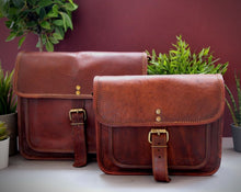 Load image into Gallery viewer, PLUTO, LEATHER SHOULDER BAG, MEDIUM (11")
