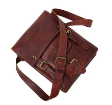 Load image into Gallery viewer, APOLLO,  TALL LEATHER SATCHEL,  A4 (13")
