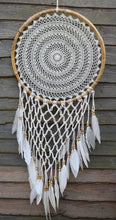 Load image into Gallery viewer, BAMBOO &amp; CROCHET DREAMCATCHER
