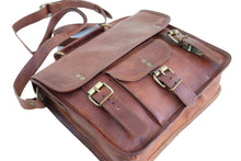Load image into Gallery viewer, PAX, LEATHER SATCHEL, MEDIUM  (11")
