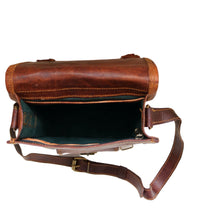 Load image into Gallery viewer, APOLLO, TALL LEATHER SATCHEL, SMALL (9")
